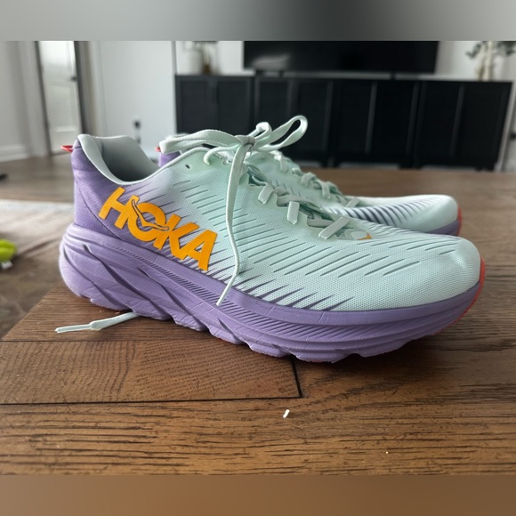Hoka One Rincon 3 Blue Glass Chalk Violet Running (1119396 BGCV) W11 or M 9.5 - Picture 2 of 11